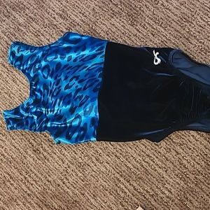 GK velour gymnastics leotard size XS